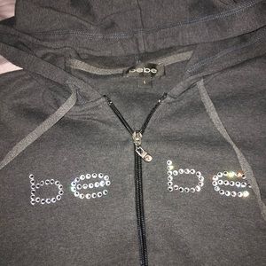 Charcoal bebe hoodie